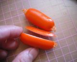 キャラ弁　おかず　ウインナーｄｅヨット作り方1写真