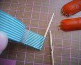 キャラ弁　おかず　ウインナーｄｅヨット作り方4写真