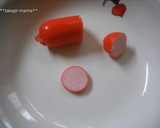 キャラ弁　簡単　おかず　かたつむりデコ♪作り方1写真