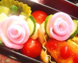 1分✿ピンクのお花かまぼこ✿作り方5写真