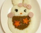 にっこり!カレー食べちゃうぞ♪デコカレー作り方24写真