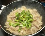 みのり焼きにアスパラガスをトッピング作り方4写真