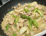 みのり焼きにアスパラガスをトッピング作り方5写真