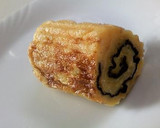 海苔とたまご1個で渦巻きたまご焼き作り方4写真