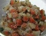 おしゃれに見える前菜　サーモンとホタテのタルタル作り方3写真