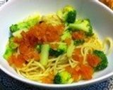 カラスミとブロッコリーのペペロンチーノ作り方8写真