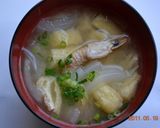 焼海老の味噌汁作り方3写真