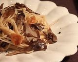 きのこのオイル漬けの冷製パスタ作り方4写真