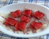 真鯛とキングサーモンのカルパッチョ作り方5写真