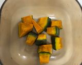 かぼちゃときのこの和風豆腐グラタン作り方1写真