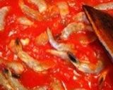エビとアスパラのトマトクリームパスタ作り方3写真