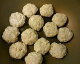 はんぺんと高野豆腐入りのふわふわつくね*作り方11写真