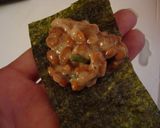 おつまみ・おかずに 簡単 納豆磯辺揚げ作り方3写真