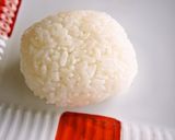 ＊キャラ弁＊　チェックのおにぎり♡作り方1写真