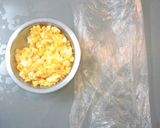 洗い物なし裏技！ゆで卵のみじん切り作り方5写真