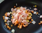 簡単☆スープチャーハン作り方1写真