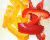 パプリカの醤油漬け作り方1写真