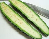 ➏ゴーヤ＆コーンビーフのカレーマヨ炒め➏作り方1写真