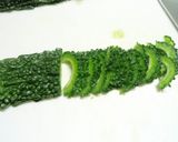 ➏ゴーヤ＆コーンビーフのカレーマヨ炒め➏作り方3写真