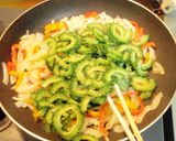 ➏ゴーヤ＆コーンビーフのカレーマヨ炒め➏作り方10写真