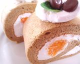 ふわふわ苺のロールケーキ作り方15写真