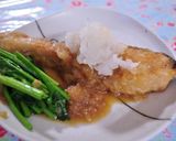 中がふっくら　塩鮭のおろし煮作り方5写真