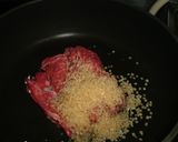 牛肉のしぐれだき(佃煮)作り方1写真