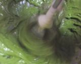 抹茶米粉ロールケーキ☆あずきクリーム作り方5写真