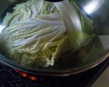 白菜とひき肉のコンソメ蒸し作り方5写真