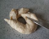 ハサミで成型✿お花の✿くるみパン✿作り方5写真
