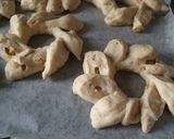 ハサミで成型✿お花の✿くるみパン✿作り方6写真