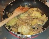 カレー風味の☆ミートキッシュ作り方5写真