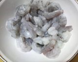エビとブロッコリー炒め作り方1写真