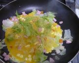 フライパン1つで　レタスチーズ炒め作り方3写真
