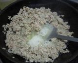グリンピースとミンチのとろっとご飯かけ♪作り方2写真