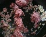 トロミが美味しい、ピリ辛茄子と挽き肉炒め作り方2写真