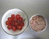 ツナとわかめのとろたまジュレパスタ作り方3写真