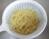 ツナとわかめのとろたまジュレパスタ作り方5写真