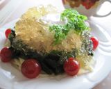 ツナとわかめのとろたまジュレパスタ作り方6写真