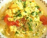 朝食に♪ふわふわ玉子のスープごはん☆作り方8写真