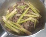 たけのこと牛肉deきんぴら作り方3写真