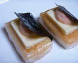 簡単朝ごはん『めんたいチーズ餅』作り方5写真