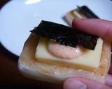 簡単朝ごはん『めんたいチーズ餅』作り方6写真