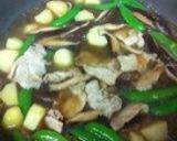 豚肉とスナップえんどうの八宝菜風作り方5写真