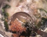 ハマる！卵とワカメの納豆味噌汁！作り方3写真