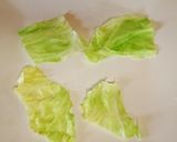 キャベツぐるみのかにかま作り方2写真