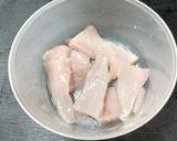 ビンチョウマグロの唐揚げ作り方1写真