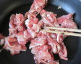 たけのこの煮物で中華味の野菜炒め作り方3写真