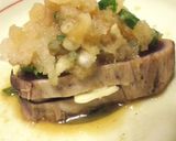 山盛りおろしの☆さっぱり鰹のたたき作り方5写真