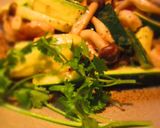 白ワインと香菜のエビ炒め作り方6写真